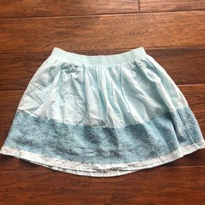 XXI (Forever 21) Blue A-line/Full mini skirt